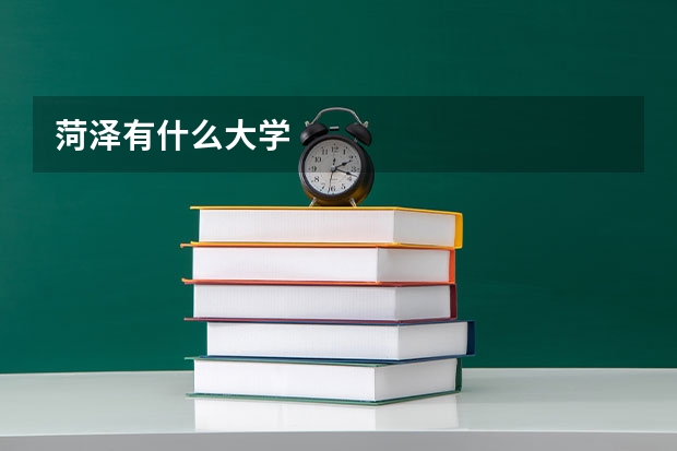 菏泽有什么大学