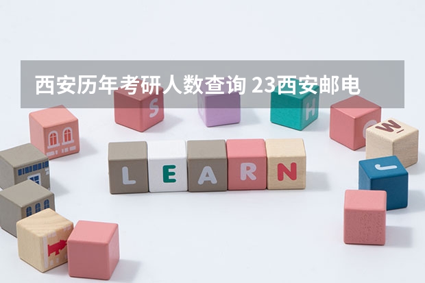 西安历年考研人数查询 23西安邮电大学考研报考人数