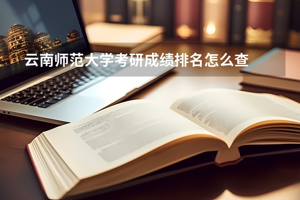 云南师范大学考研成绩排名怎么查