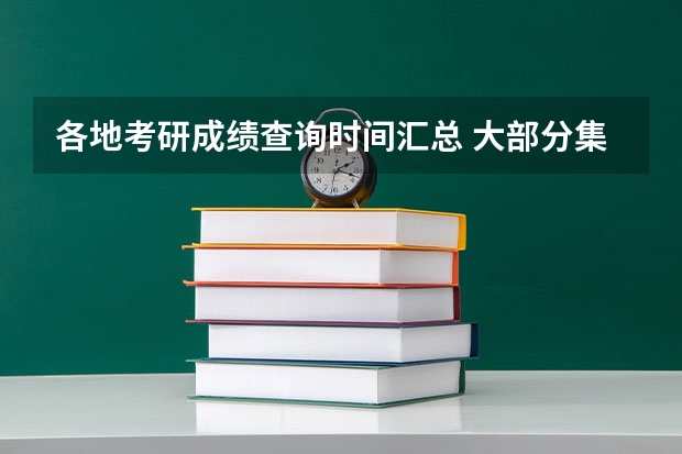 各地考研成绩查询时间汇总 大部分集中在2月21日 各地考研出分时间